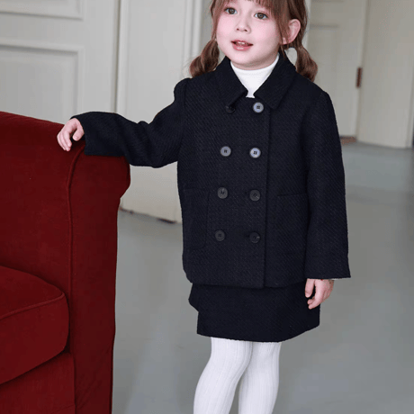 [予約] Regent Navy Jacket & Skirt Set