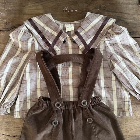 [予約] Marcel Corduroy Overalls/ OREN by Hibyebebe
