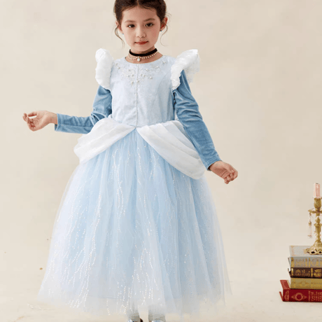 [予約] Midnight Glass Princess Dress (&Necklace SET)