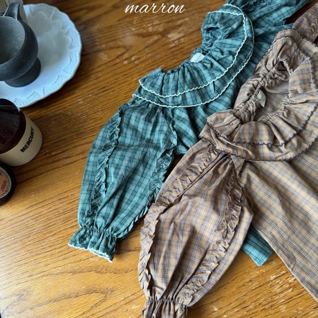 [予約] Alice Blouse/ marron