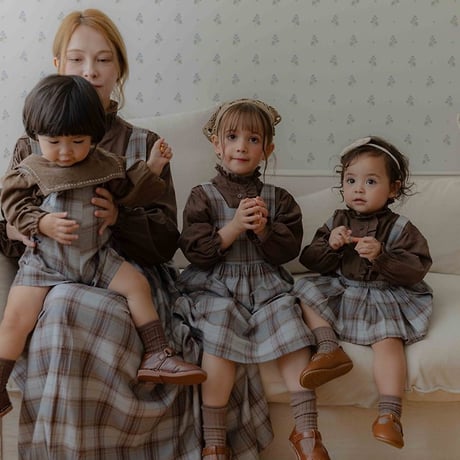 [予約] Leo Classic Check Dress/ OREN by Hibyebebe