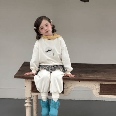 [予約] Mushroom top & bottom Set/ aiai