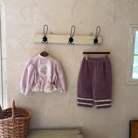 [予約] Heart Pants/ marron