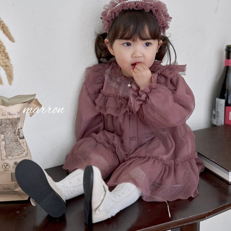 [予約] Nook Dress / marron
