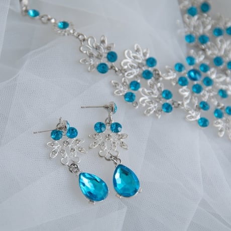 [予約] Aqua Bloom Jewelry Set
