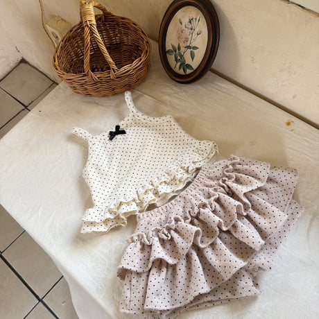 [予約] Shasha Skirt-Pants/ marron