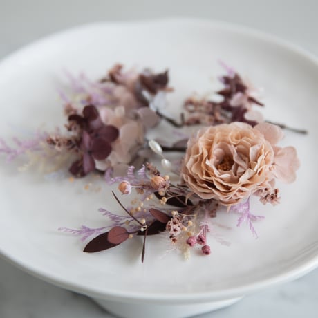 [予約] Mauve Whisper Hairpin Set