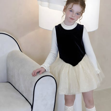 [予約] Ballerina Swan Ribbon Dress + T-shirt