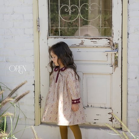 [予約] Camilla Colorblock Dress/ OREN by Hibyebebe