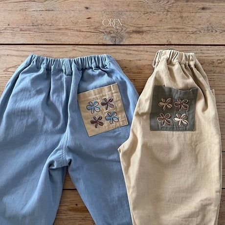 [予約] Flow Cotton Pants/ OREN by Hibyebeb
