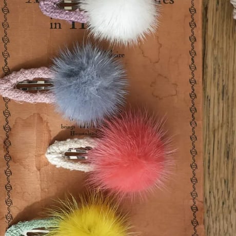 [予約] Choux cream hairpin/  Puella FLO