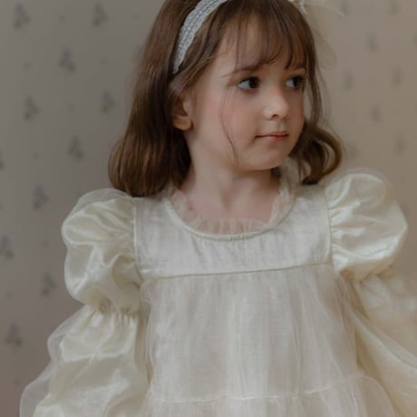 [予約] Cezanne Sha Dress/ OREN by Hibyebebe
