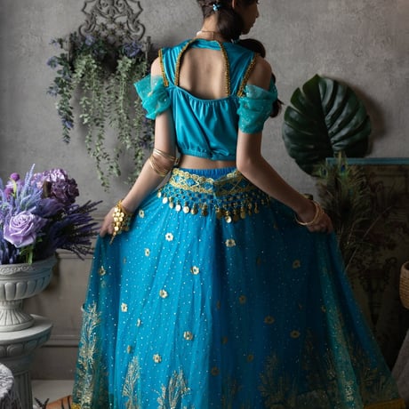 [予約] Royal Turquoise Dress (Adult)
