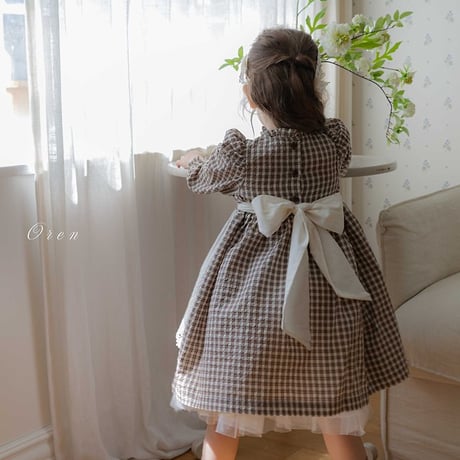 [予約] Cocobell Apron One-piece/ OREN by Hibyebebe