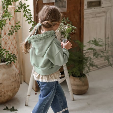 [予約] Ail denim Pants/ Puella FLO