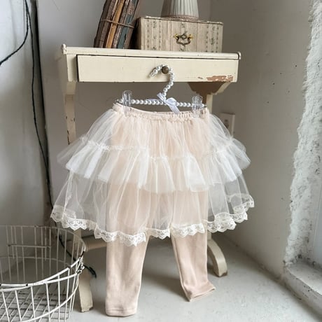 [予約] Kra Cancan Tutu (Fleece-Lined)/ marron