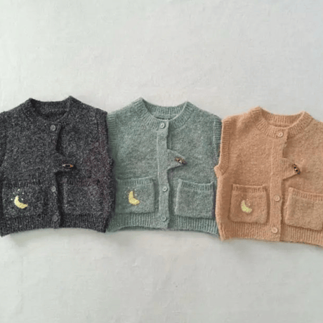 [予約] Banana Pocket Knit Vest/ aiai