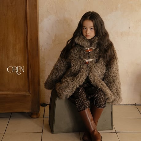 [予約] Bernie Toggle Fur Jacket/ OREN by Hibyebebe
