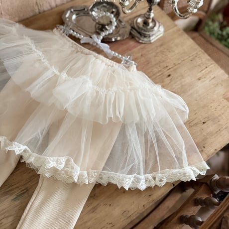 [予約] Kra Cancan Tutu (Fleece-Lined)/ marron