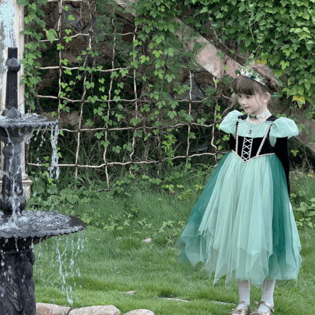 [予約] Evergreen Waltz Princess Dress (&Cape SET)