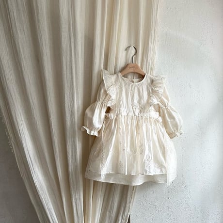 [予約] Lily Layered Dress (Kids) / Monbebe
