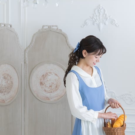 [予約] Sky Story Apron Dress Set (Adult) (& Daisy Botton Blouse)