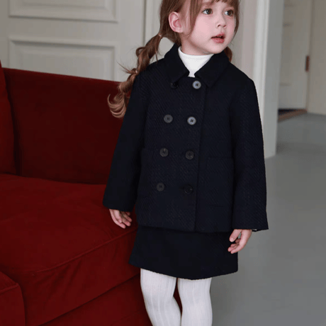 [予約] Regent Navy Jacket & Skirt Set