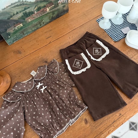 [予約] Shine Blouse/ marron