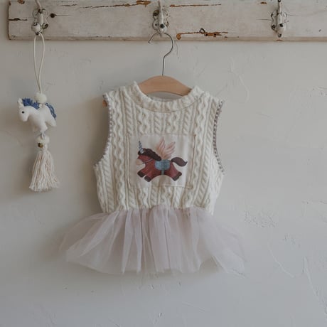 [予約] Pony vest/  Puella FLO