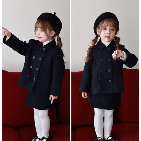 [予約] Regent Navy Jacket & Skirt Set