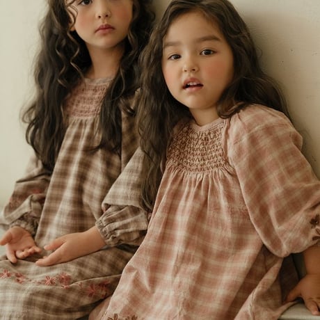 [予約] Hayden embroidery dress/ OREN by Hibyebebe