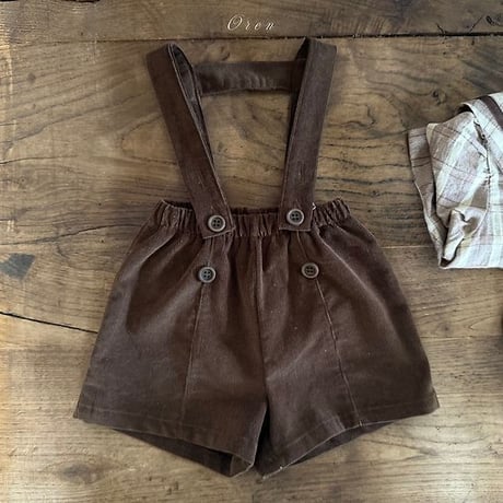 [予約] Marcel Corduroy Overalls/ OREN by Hibyebebe