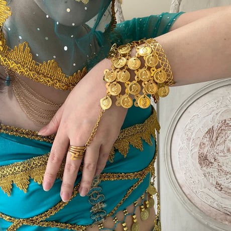 [予約] Golden Mirage Coin Cuff Bracelet