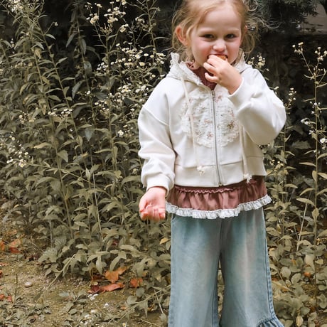 [予約] Cha-Cha Denim Pants / Puella FLO