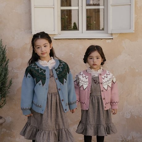 [予約] Oslo Reversible Knit Cardigan/ OREN by Hibyebebe