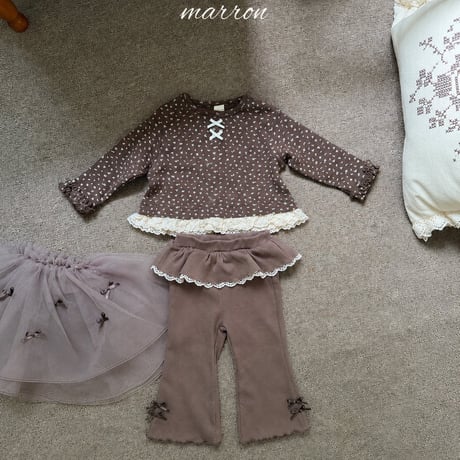 [予約] Lala Leggings/ marron