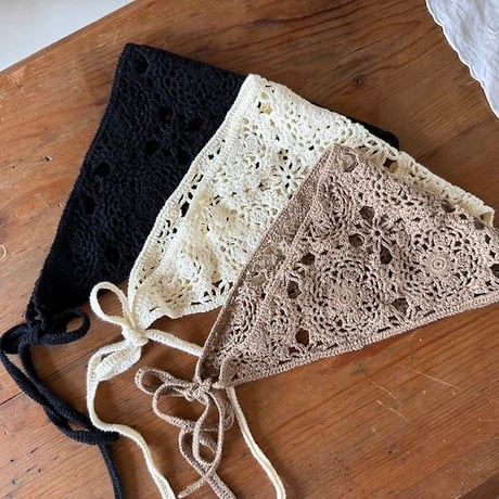 [予約] Maison Crochet Hood (Suitable for Adults)/ OREN by Hibyebebe