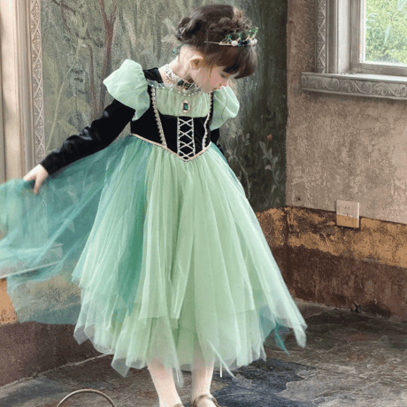[予約] Evergreen Waltz Princess Dress (&Cape SET)
