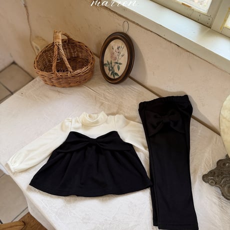 [予約] Ribbon Pants/ marron
