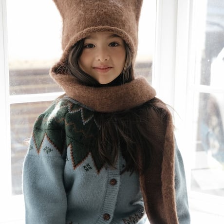 [予約] Oslo Reversible Knit Cardigan/ OREN by Hibyebebe