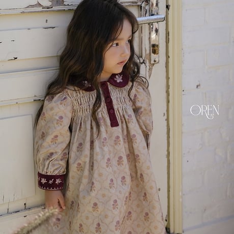 [予約] Camilla Colorblock Dress/ OREN by Hibyebebe