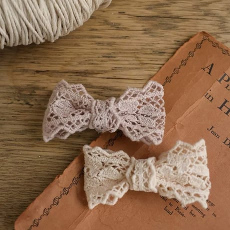 [予約] Belle ribbon hairpin/  Puella FLO