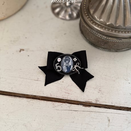 [予約] Audrey Brooch/ marron
