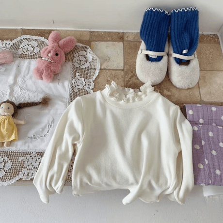[予約] Soft Frill T-Shirt/ aiai
