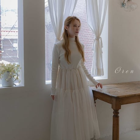 [予約] Severin Organza Dress (Mom) / OREN by Hibyebebe