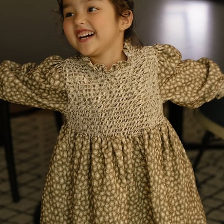[予約] Margo Leopard Dress/ OREN by Hibyebebe