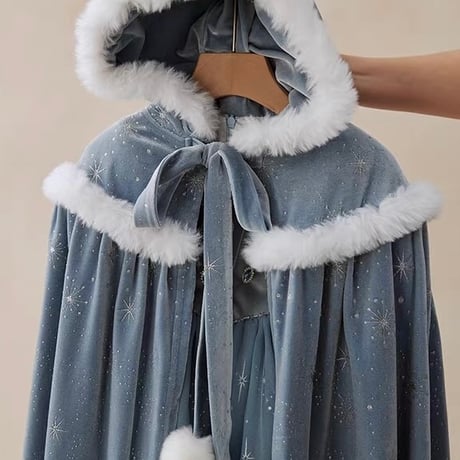 [予約] Snow Winter Glow Dress  (& Cloak)