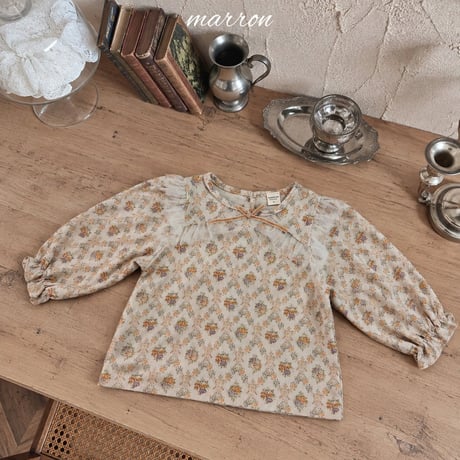 [予約] Lemon Blouse/ marron