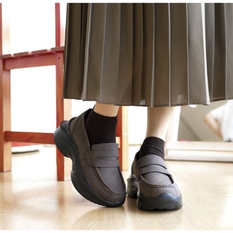 【2026年秋冬新作】 kitson スニーファー 厚底 スニーカー ローファー 軽量 4E相当 幅広