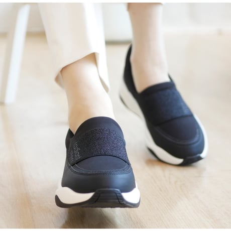 【2026年秋冬新作】radiant shoes スニーカー スリッポン レディース 3E 軽量 厚底